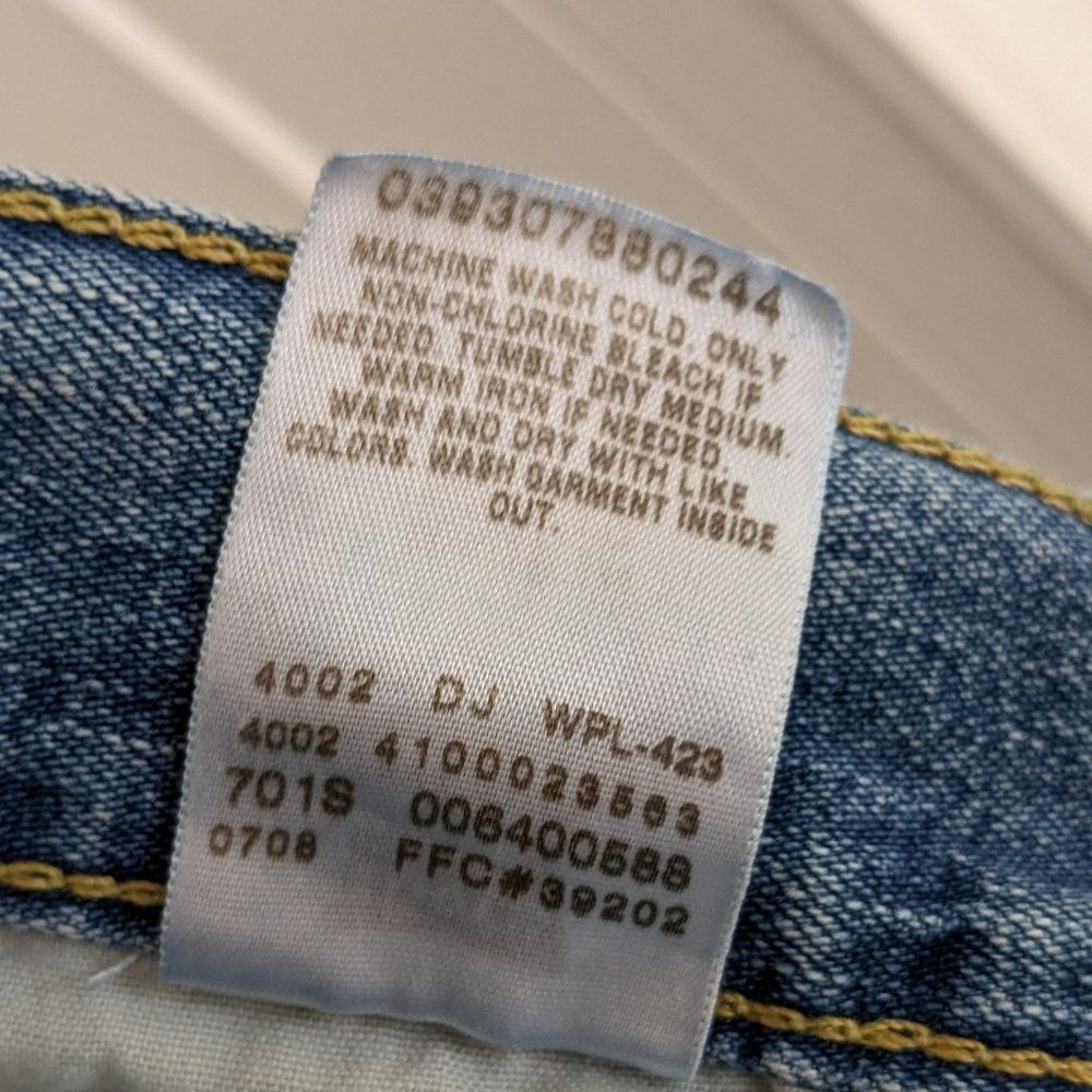 2000's era Levi's Loose Straight Carpenter Jeans - 33x32 - Med Wash - Picture 13 of 16